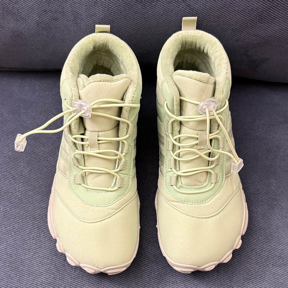 Light Green High-Top Sneakers